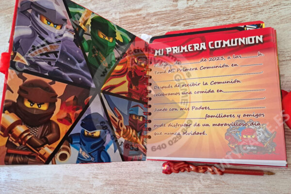 Libro de firmas Lego Ninjago - Imagen 7