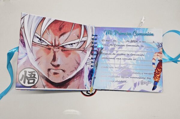 Libro de firmas "Goku ultra instinto" - Imagen 2