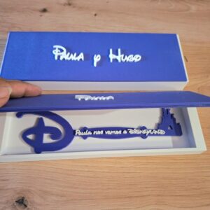 Llaves de Disney personalizada con caja