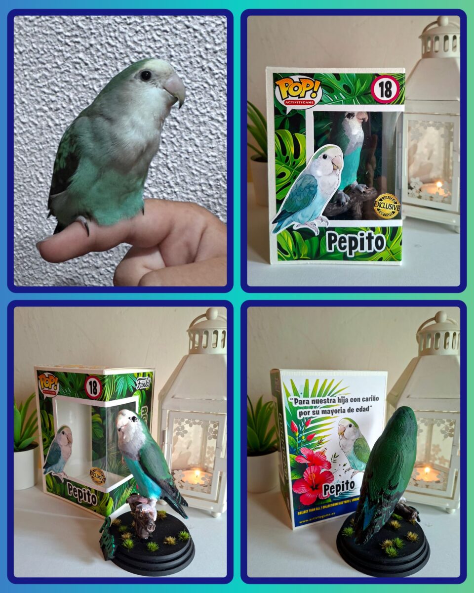 Replica Mascota Agaporni